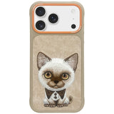 Nimmy Big Eyed Pet 2.0 Cat case til iPhone 17 Pro - beige