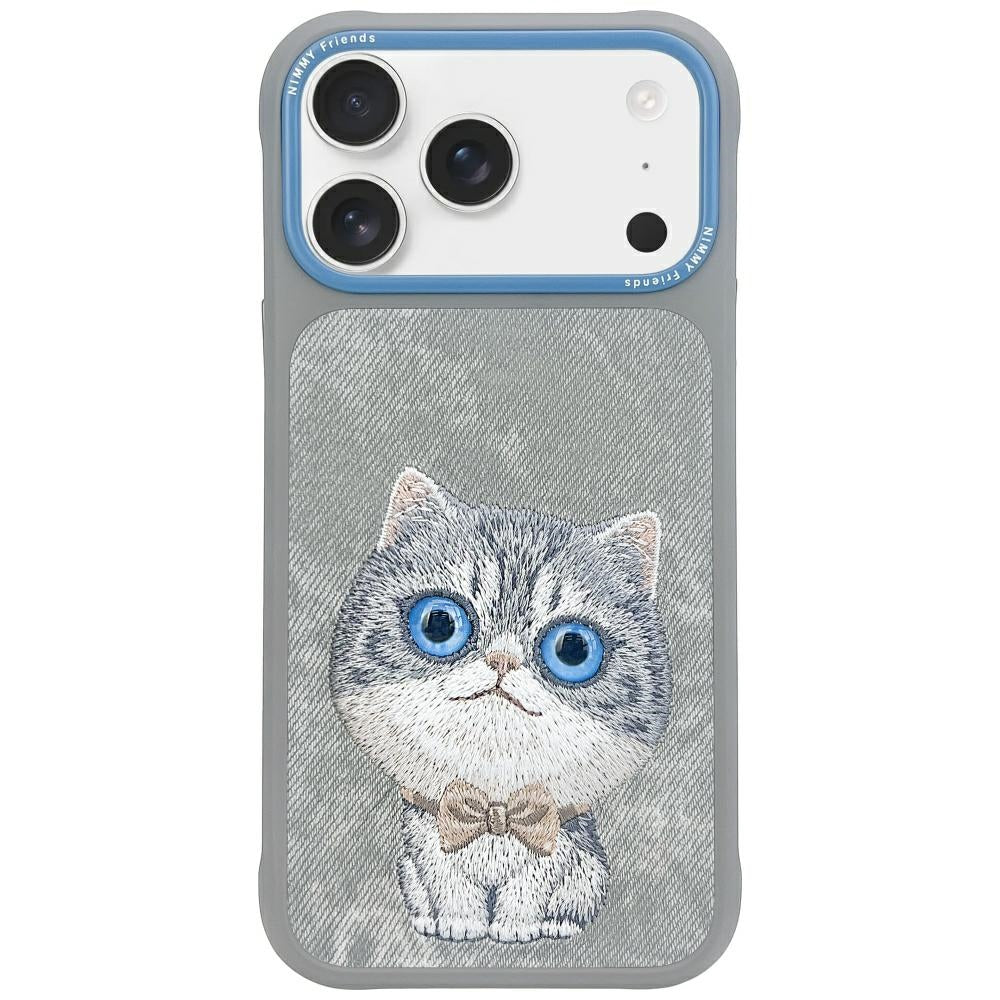 Nimmy Big Eyed Pet 2.0 Cat Case til iPhone 17 - Grå