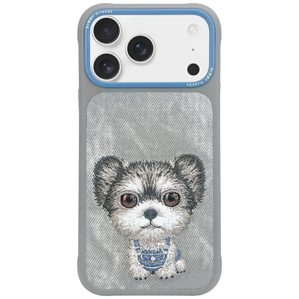 Nimmy Big Eyed Pet 2.0 Dog Case til iPhone 17 Pro - Grå