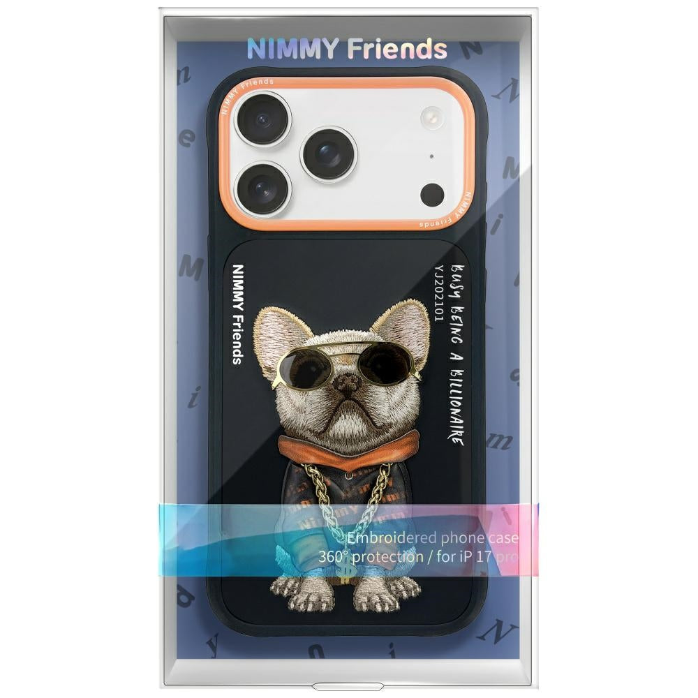 Nimmy Briller Cool Dog Case til iPhone 17 Pro - sort