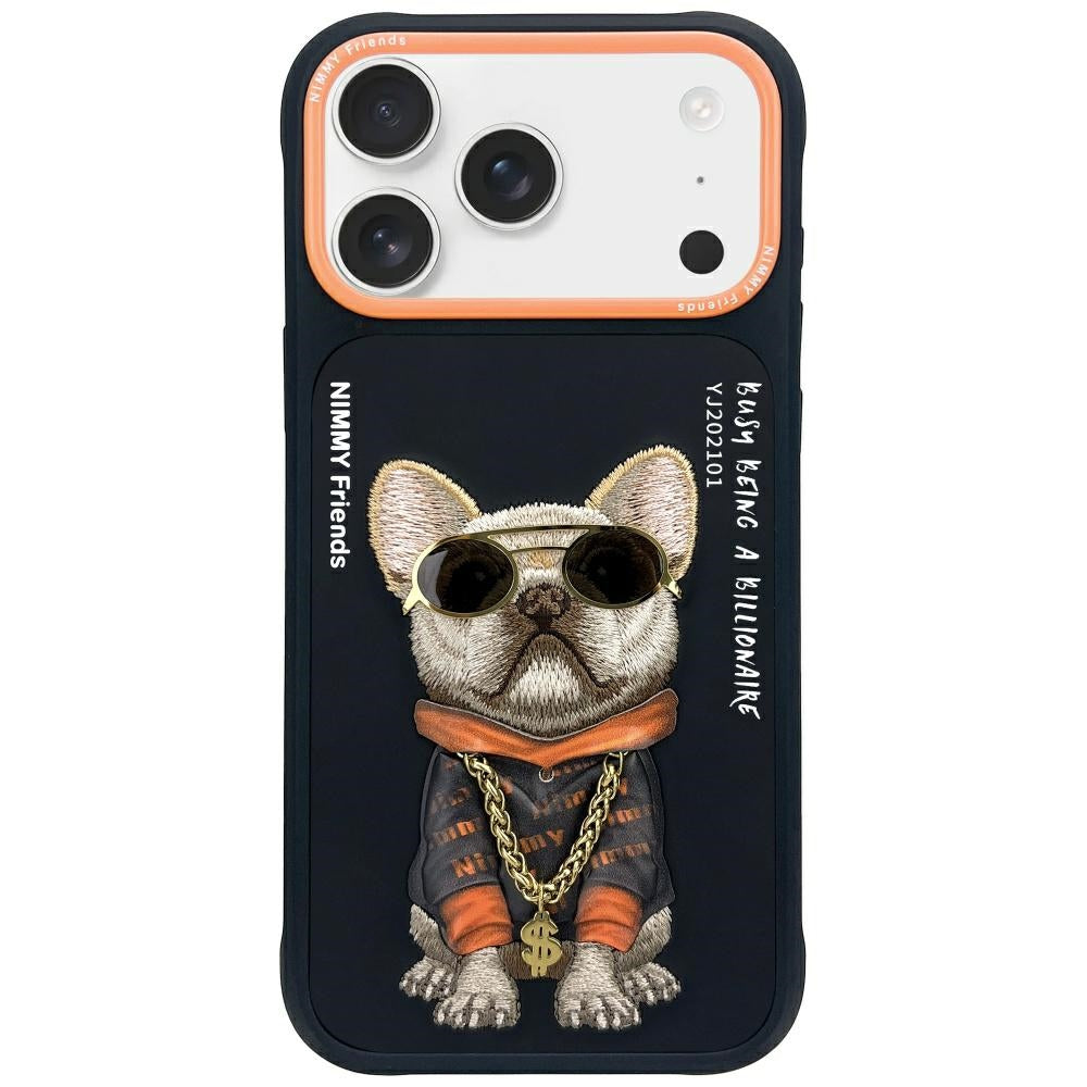 Nimmy Briller Cool Dog Case til iPhone 17 Pro Max - sort