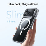 ESR Classic Hybrid Kickstand MagSafe Case til iPhone 17 Pro - klar