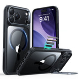 ESR Classic Hybrid Kickstand MagSafe Case til iPhone 17 Pro Max - klar sort