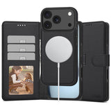Tech-Protect Wallet MagSafe-kasse til iPhone 17 Pro - matt sort