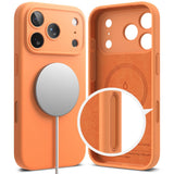Ringke Silicone Magnetic MagSafe Case til iPhone 17 Pro - Orange