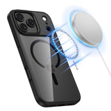 Tech-Protect MagMat MagSafe Case til iPhone 17 Pro Max - klar sort
