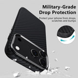 Tech-Protect Ion Carbon MagSafe Case til iPhone 17 Pro Max - Grå/Sort