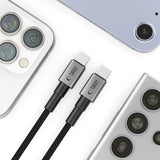 Tech-Protect Ultraboost DNA MagTwist USB-C PD-kabel 100W / 5A 200 cm - Grå