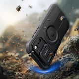 Tech-Protect Kevlar MagSafe-hylster til iPhone 17 Pro - sort