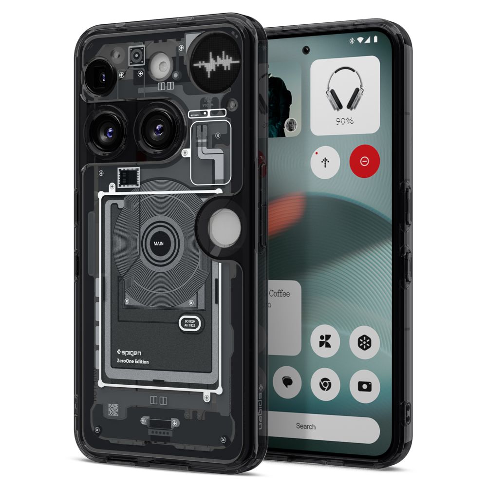 Spigen Ultra Hybrid Case for ingenting Telefon 3 Zero One - Transparent