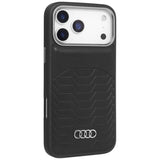 Audi GT Syntetisk læder MagSafe-foder for iPhone 17 Pro - sort