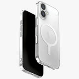 Uniq Airsuit iPhone 17 Magclick opladningsfoder - gennemsigtig