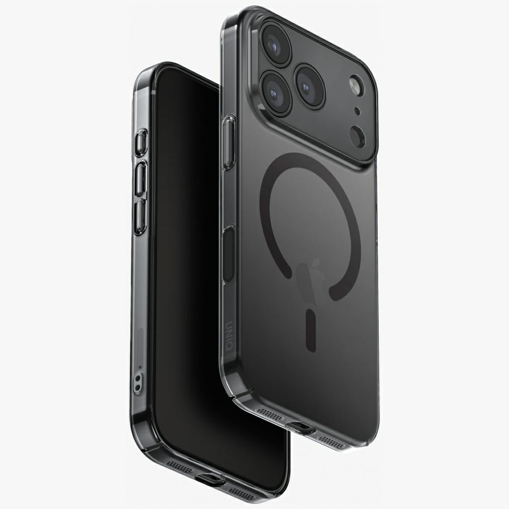 Uniq Airsuit Magclick opladningsfoder til iPhone 17 Pro - sort