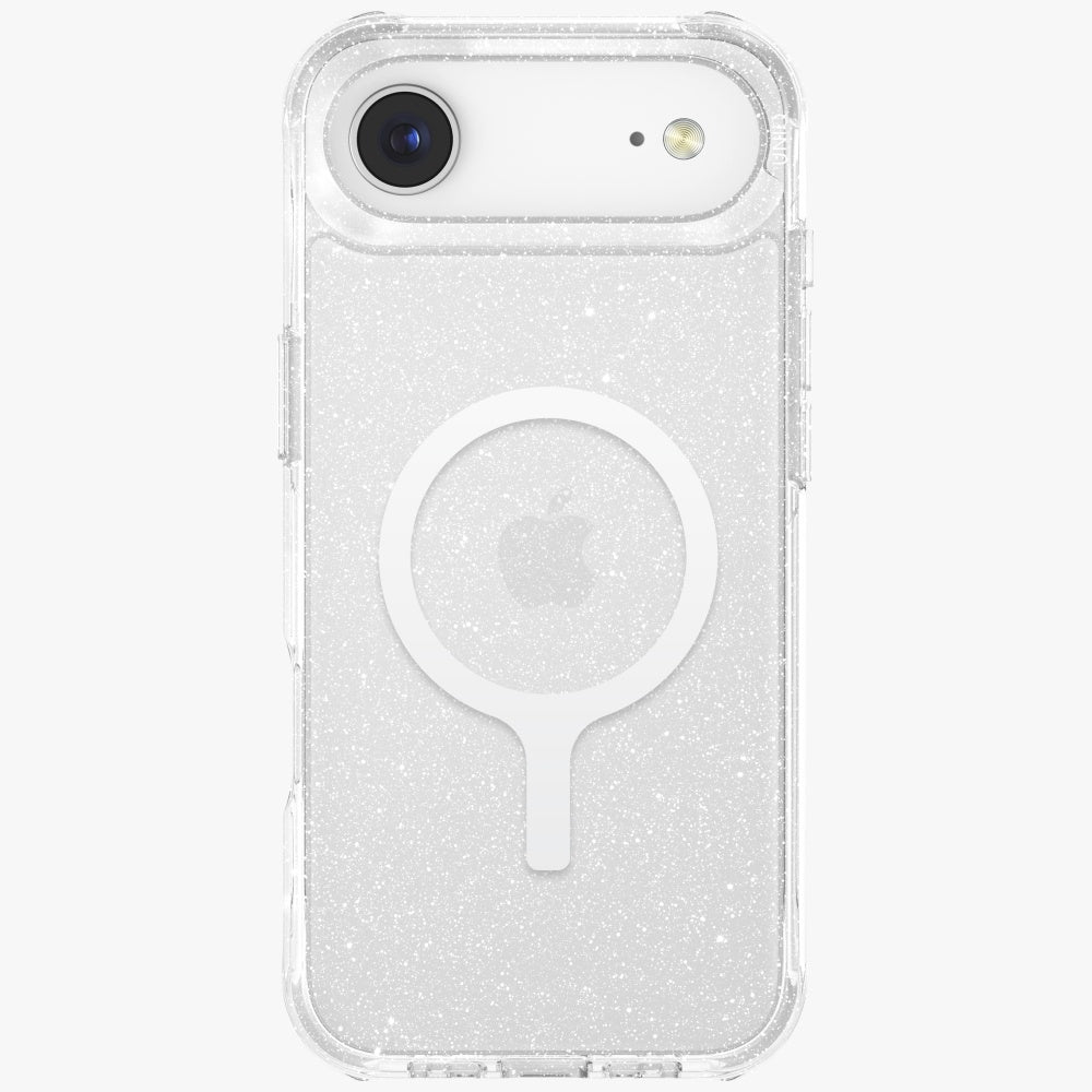 Uniq LifePro Xtreme Magclick opladningsfoder til iPhone 17 Air - Glitter-transparent