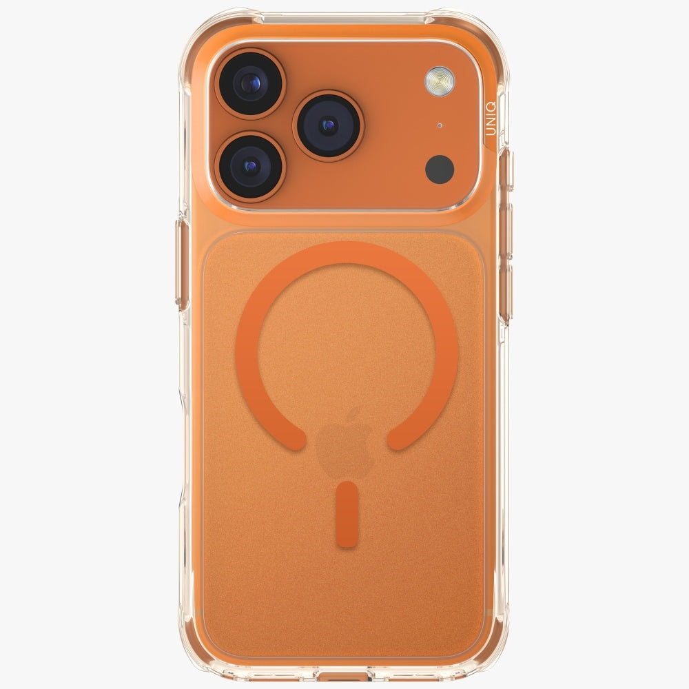 Uniq LifePro Xtreme Magclick opladningsfoder til iPhone 17 Pro - Orange