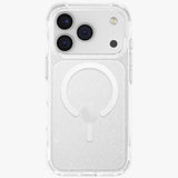 Uniq LifePro Xtreme Magclick opladningsfoder til iPhone 17 Pro - Clear-Glitter