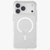 Uniq LifePro Xtreme Magclick opladningsfoder til iPhone 17 Pro Max - Clear-Glitter