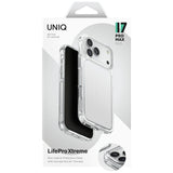 Uniq Lifepro Xtreme Case til iPhone 17 Pro Max - gennemsigtigt