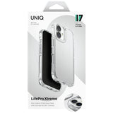 Uniq Lifepro Xtreme Case til iPhone 17 - Gennemsigtig