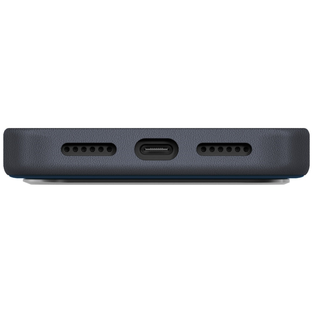 Uniq Lyden DS Case til iPhone 17 Pro Max Magclick opladning - Blå og sort