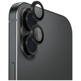 Uniq Optix Aluminium Camera Lens Protector til iPhone 17 med Applicator - sort