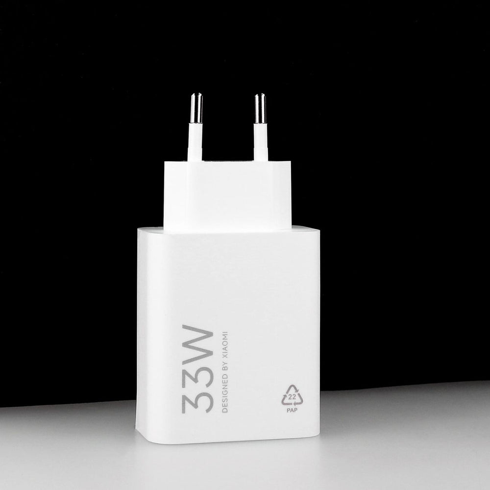 Xiaomi MDY-16-EF 1xUSB-A 33W Wall Charger med 3A USB-C Cable - Hvid