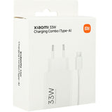 Xiaomi MDY-16-EF 1xUSB-A 33W Wall Charger med 3A USB-C Cable - Hvid