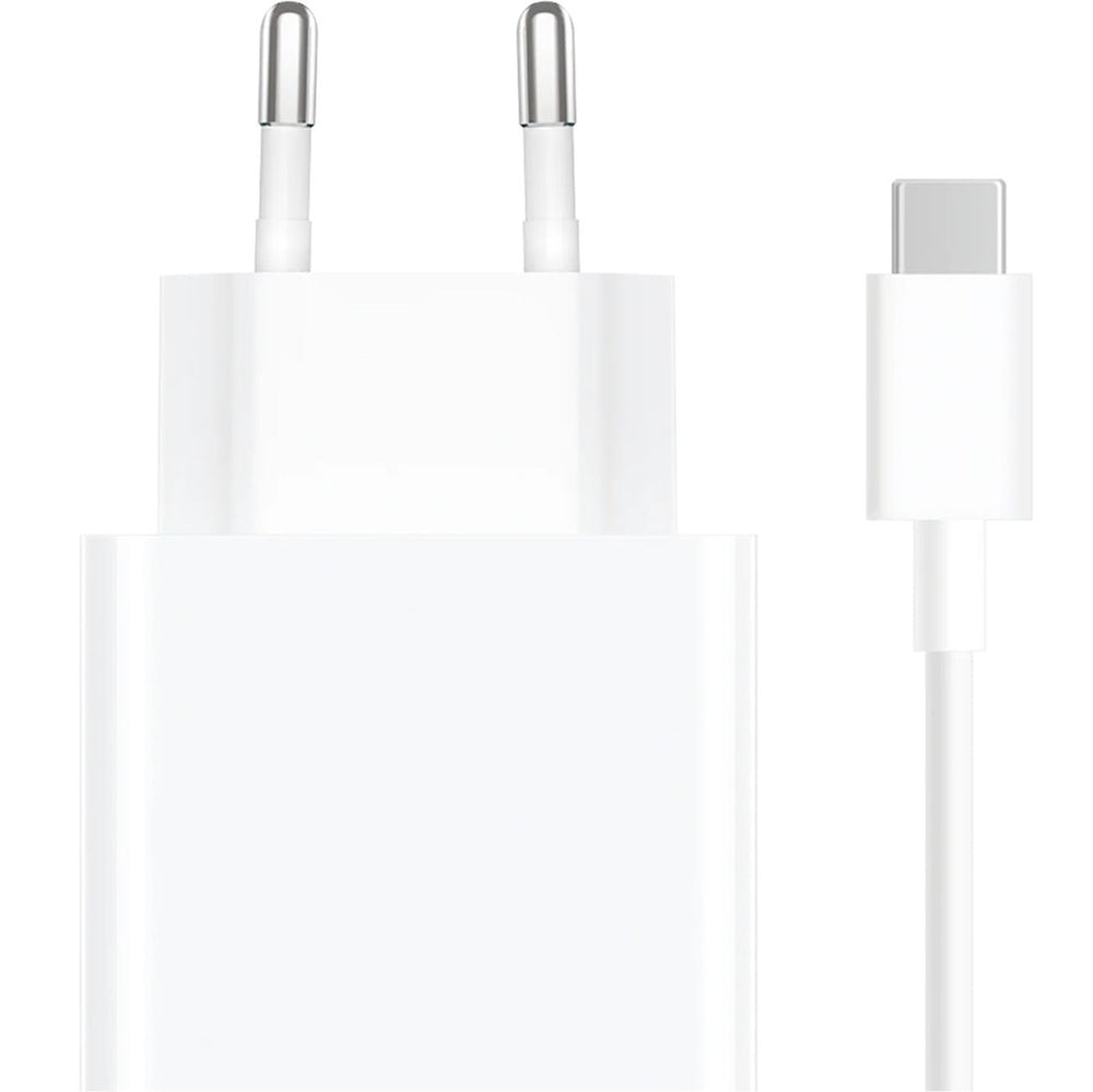 Xiaomi MDY-16-EF 1xUSB-A 33W Wall Charger med 3A USB-C Cable - Hvid