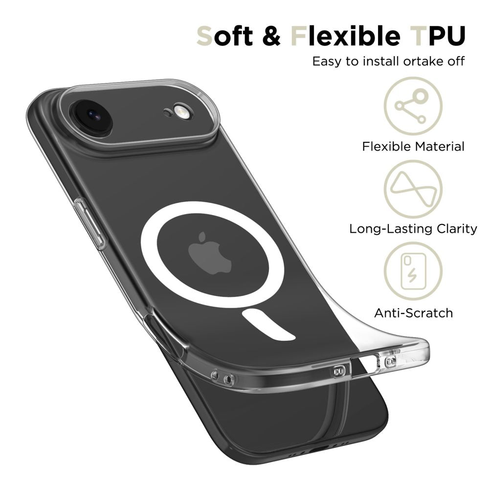 Tech-Protect FlexAir MagSafe Case til iPhone 17 Air - Clear