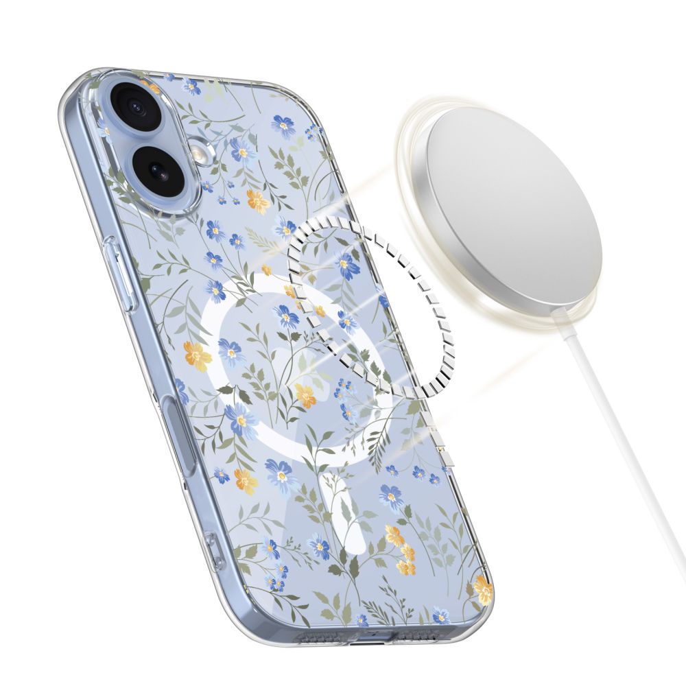Tech-Protect FlexAir MagSafe Case til iPhone 17 - Margheriter med blade