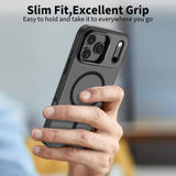 Tech-Protect MagStand MagSafe Case til iPhone 17 Pro Max - Matte Black