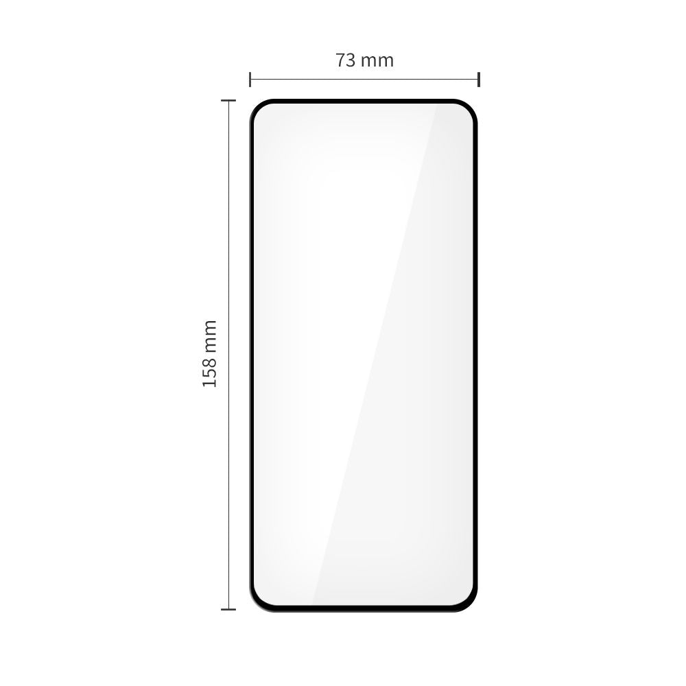 Tech-Protect Glass Fit+ 2-pakke hærdet glas til Samsung Galaxy S25 FE - sort