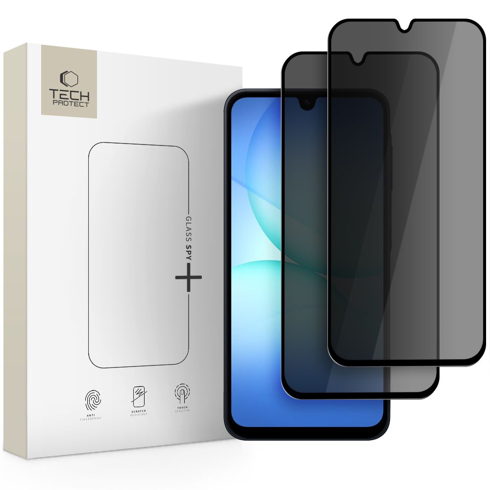 Tech-Protect Glass Spy+ 2-pack Privacy Glass til Samsung Galaxy A16 4G / 5G / A26 5G / A17 4G / 5G