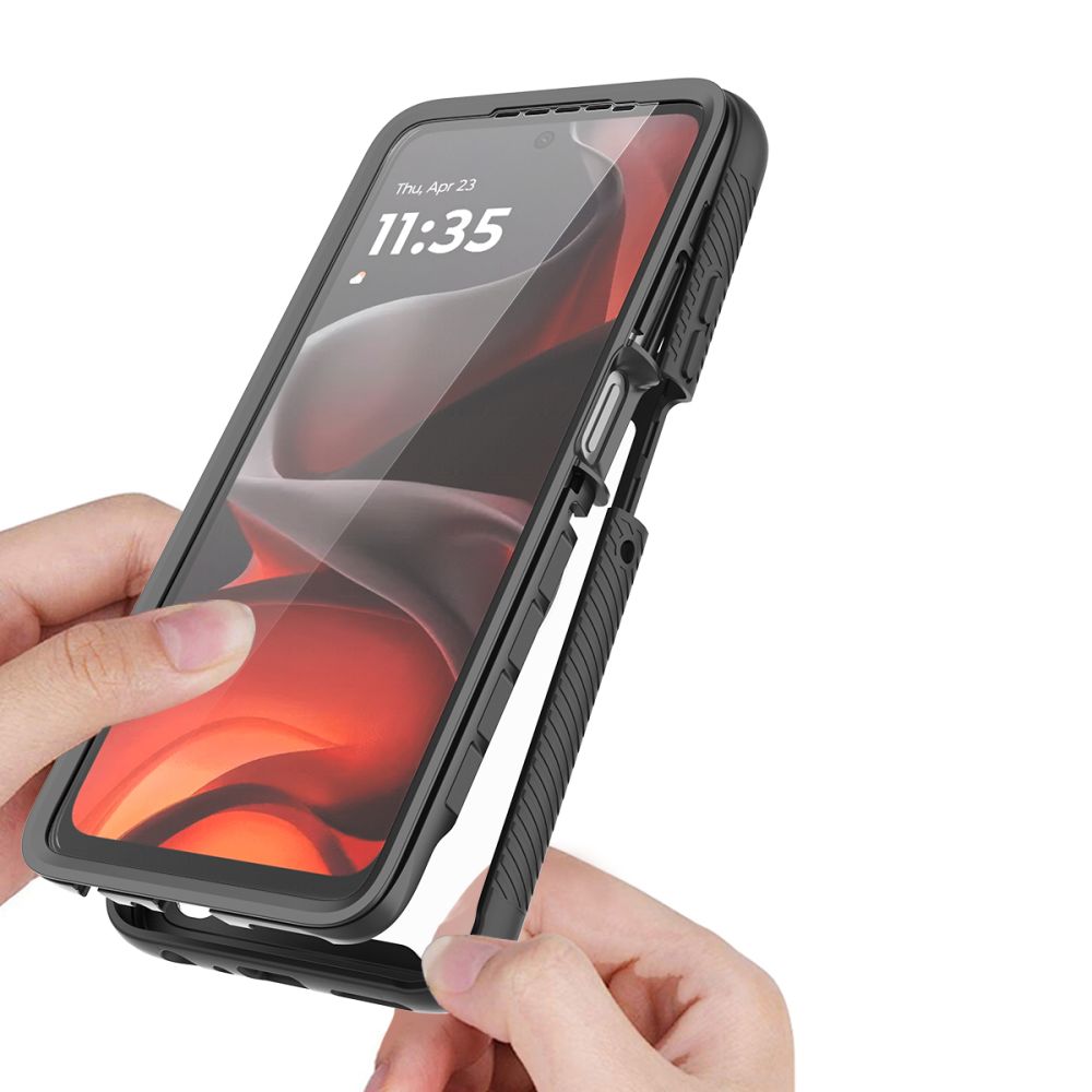 Tech-Protect Defense Case til Motorola Moto G56 5G - sort