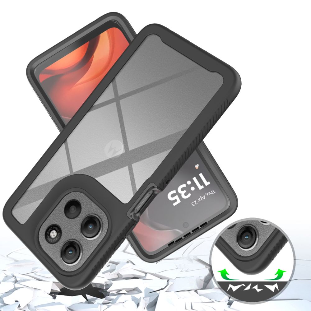 Tech-Protect Defense Case til Motorola Moto G56 5G - sort