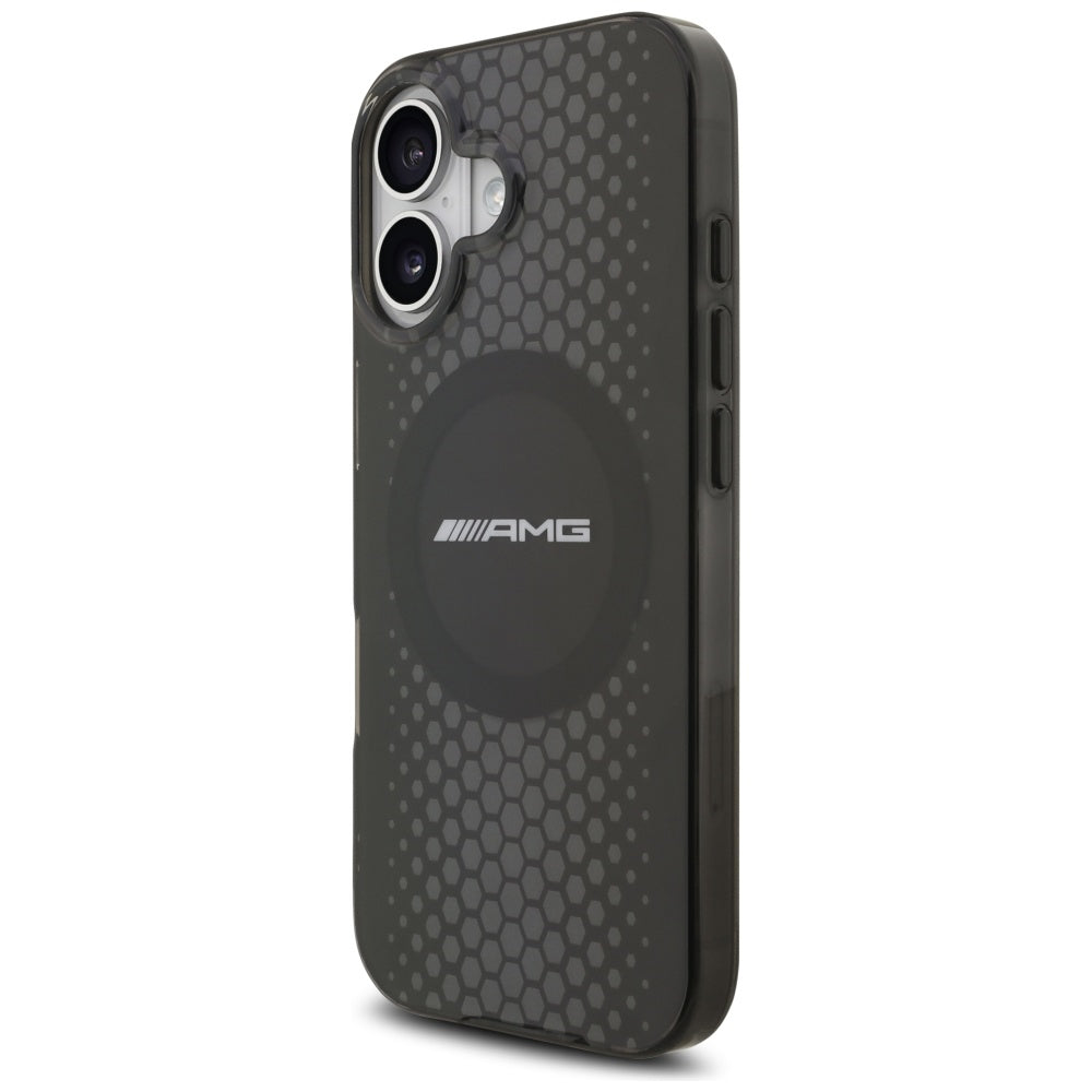 AMG Double Layer Transparent Graphics MagSafe case for iPhone 17 - black