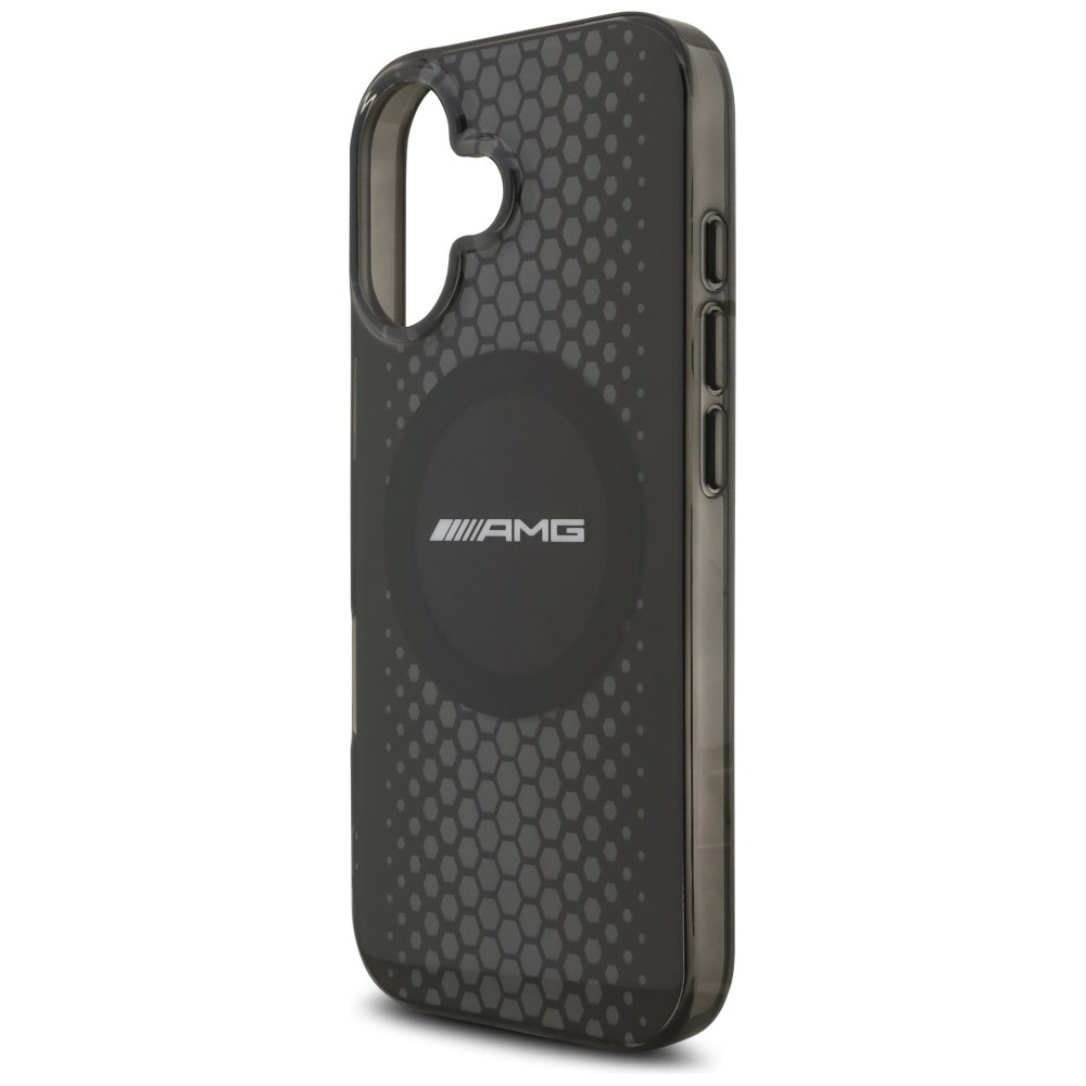 AMG Double Layer Transparent Graphics MagSafe case for iPhone 17 - black