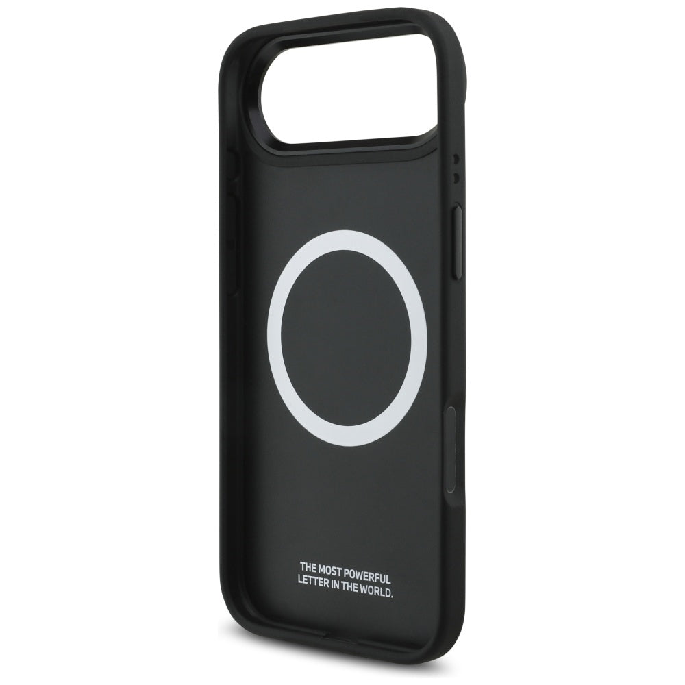 BMW M Tricolor Metal Logo MagSafe Case til iPhone 17 Air - sort