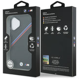 BMW M Tricolor Metal Logo MagSafe Case til iPhone 17 - sort