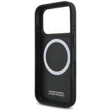 BMW M Tricolor Metal Logo MagSafe Case til iPhone 17 Pro - sort