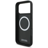 BMW M Tricolor Metal Logo MagSafe Case til iPhone 17 Pro Max - sort