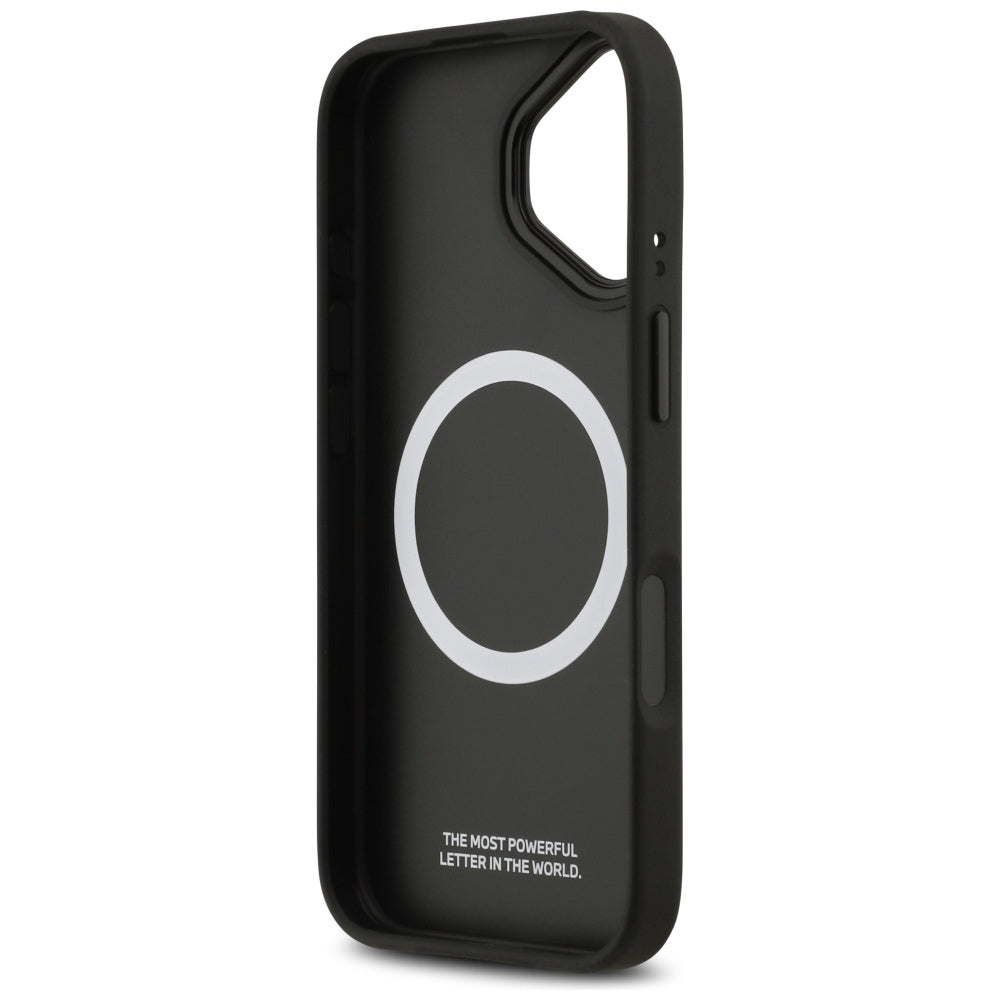 BMW M Tricolor Metal Logo MagSafe Case til iPhone 17 - Grå