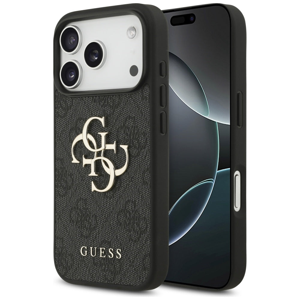 Guess 4G Big Logo Case for iPhone 17 Pro - Black