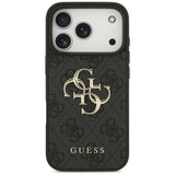 Guess 4G Big Logo Case for iPhone 17 Pro - Black