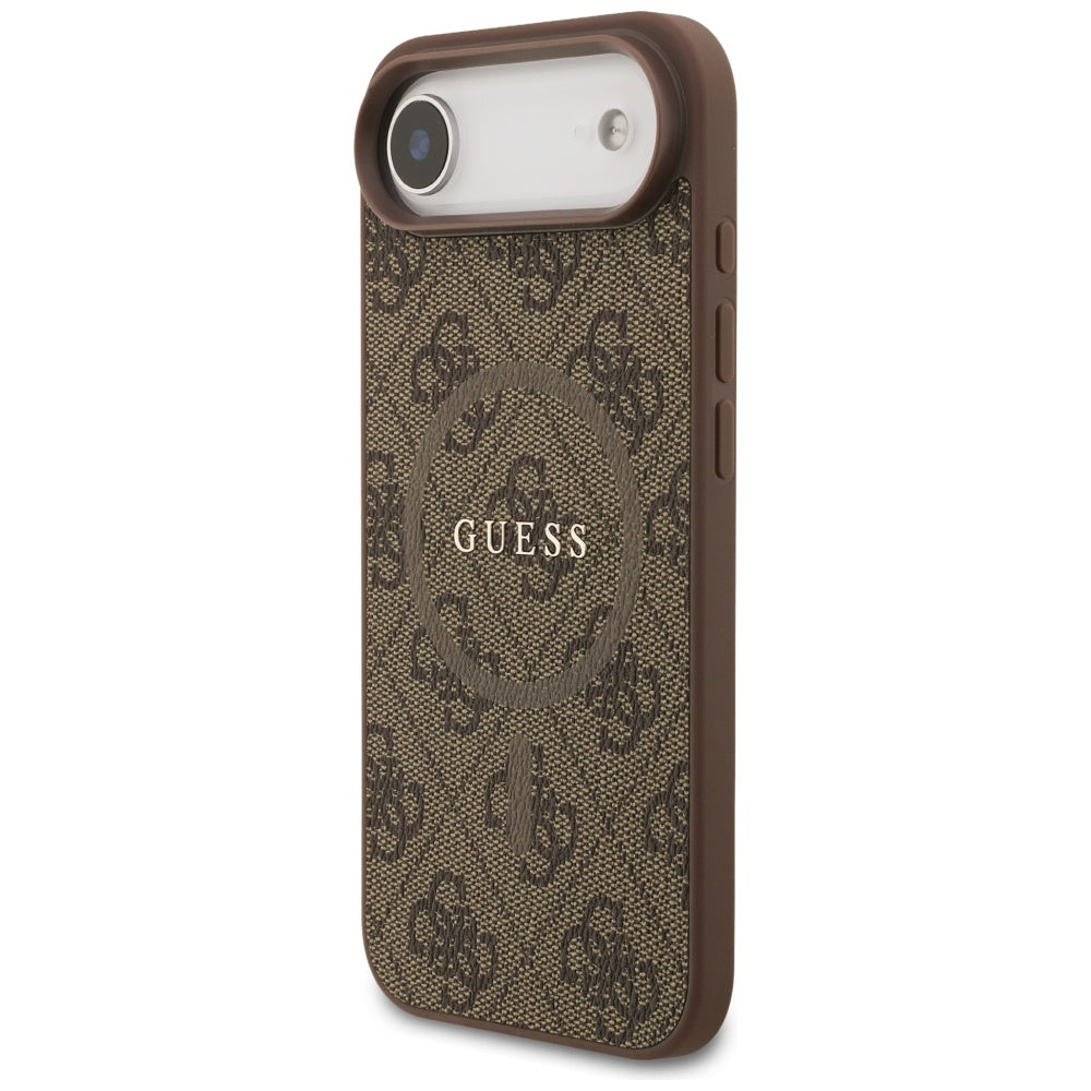 Guess 4G Ring Classic Logo MagSafe Case til iPhone 17 Air - Brunt