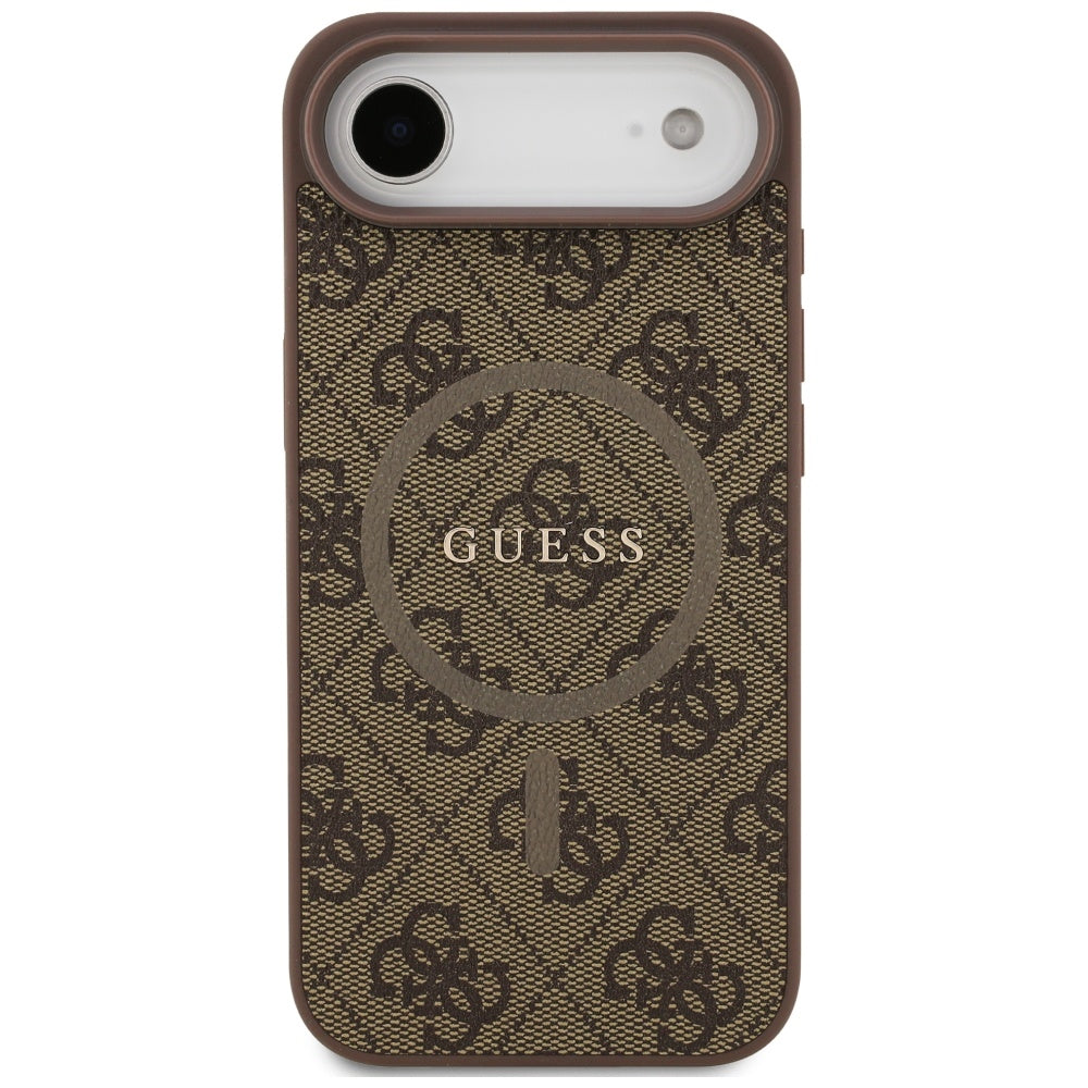 Guess 4G Ring Classic Logo MagSafe Case til iPhone 17 Air - Brunt