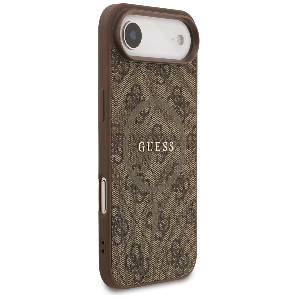 Guess 4G Ring Classic Logo MagSafe Case til iPhone 17 Air - Brunt