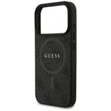 Guess 4G Ring Classic Logo MagSafe case for iPhone 17 Pro - black