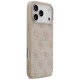 Guess 4G Ring Classic Logo MagSafena iPhone 17 Pro Max Case - Pink