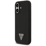 Guess Silicone Triangle Logo MagSafe Case for iPhone 17 - Black
